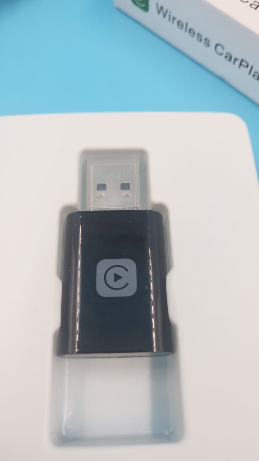 Adaptador inalámbrico CarPlay para Apple, 2025 2 en 1 Compatible con iOS y automóviles.