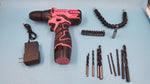 Taladro Inalambrico 12V Rosa 3/8 Kit Bateria 1.5Ah Ligero