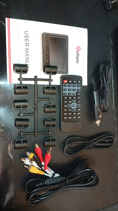 Reproductor de DVD portátil, para reposacabezas de coche, ERAPTA.