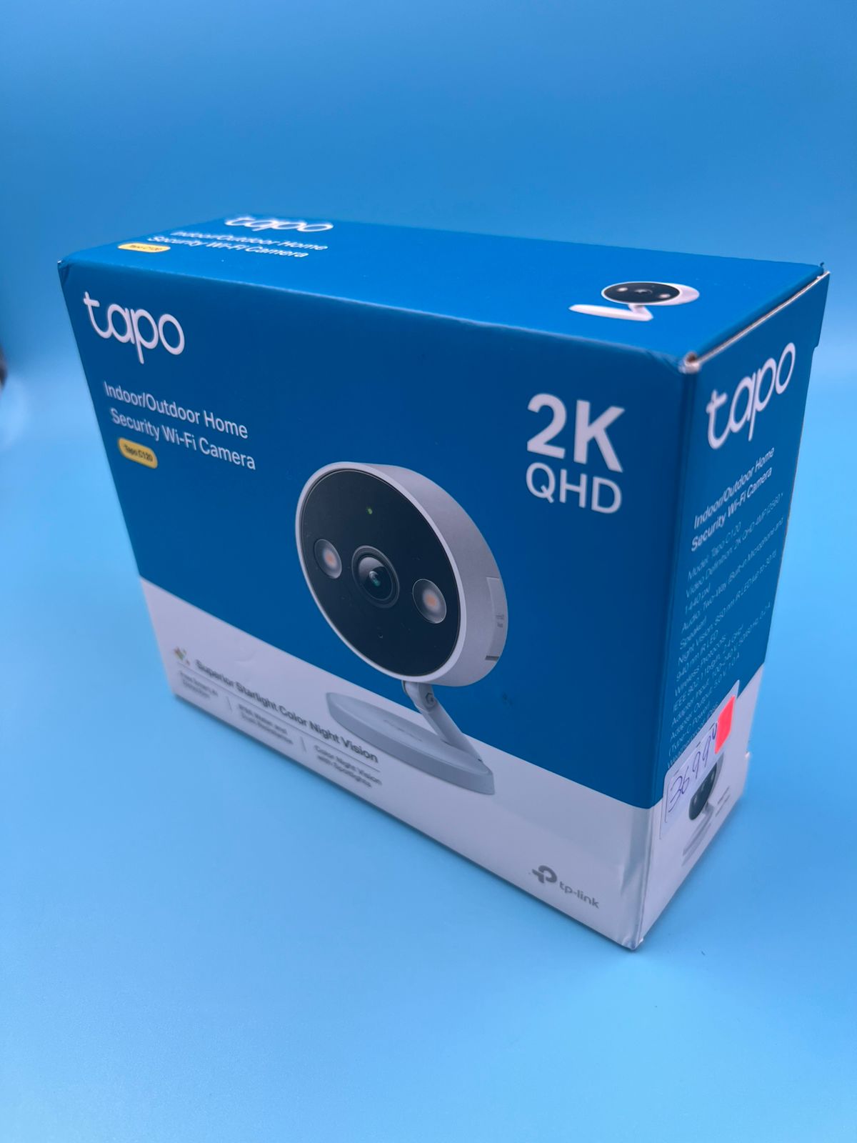 Cámara de seguridad inteligente Tapo TP-Link C120 (USADO)