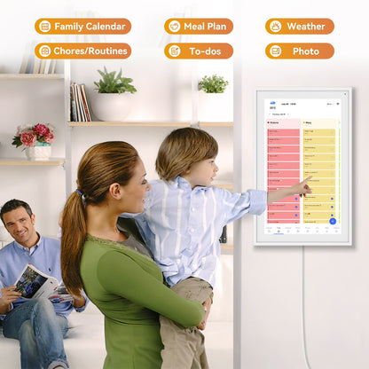 Calendario Digital Inteligente 15.6” Touch WiFi Familiar