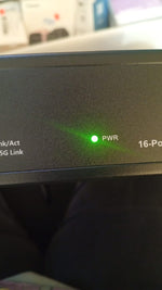 Conmutador de red NICGIGA, 16 puertos de 2,5 G, metálico sin ventilador.