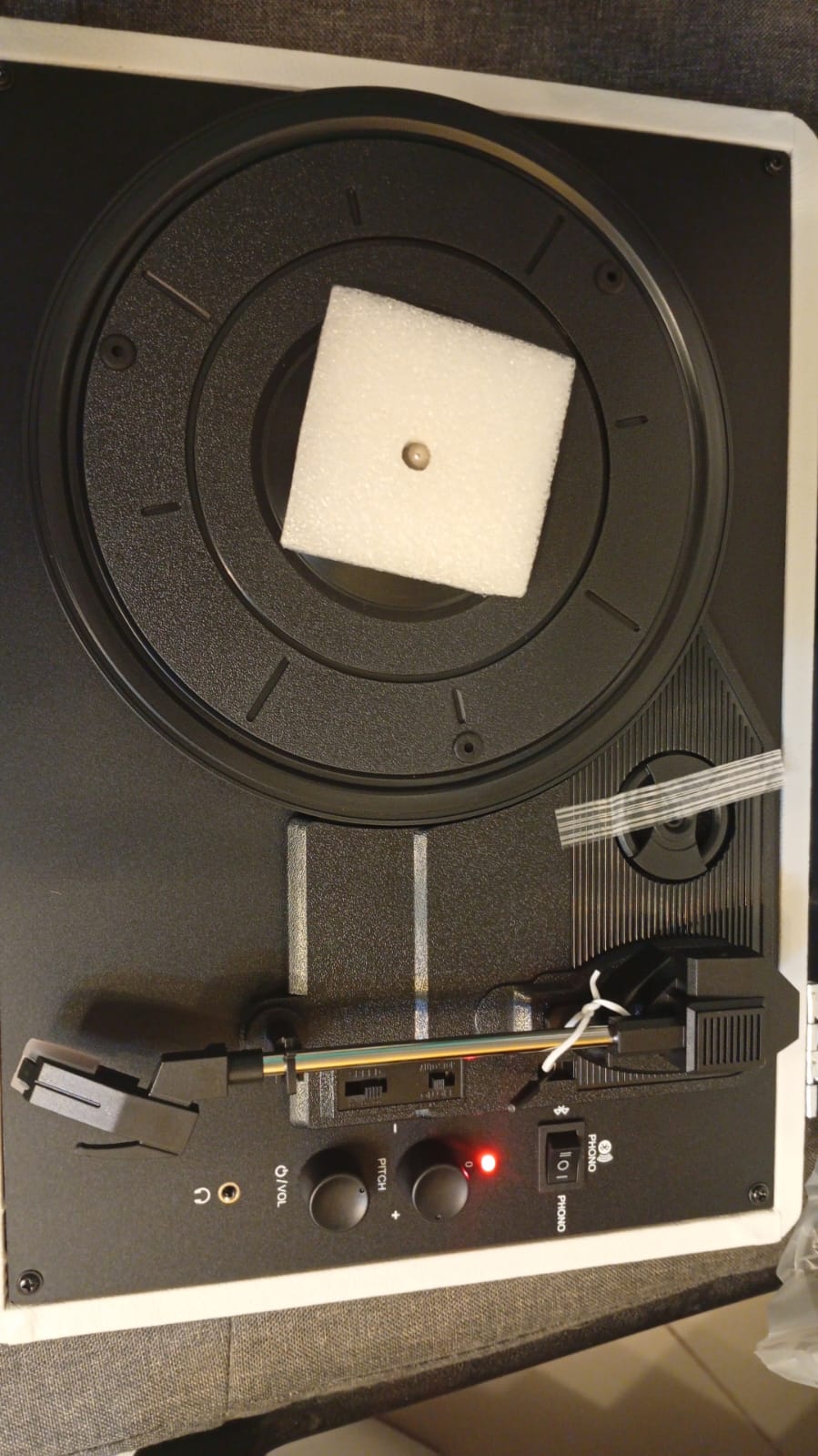 Tocadiscos tipo maleta,con Bluetooth, de 3 velocidades, CROSLEY.