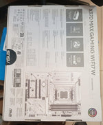 Tarjeta madre ASUS X870 Max Gaming, WiFi7 W, LAN de 2.5Gb.