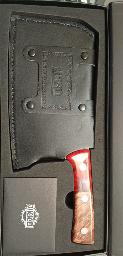Cuchillo de carne japonés Jikko, Phoenix Edition, hoja de 7.3".