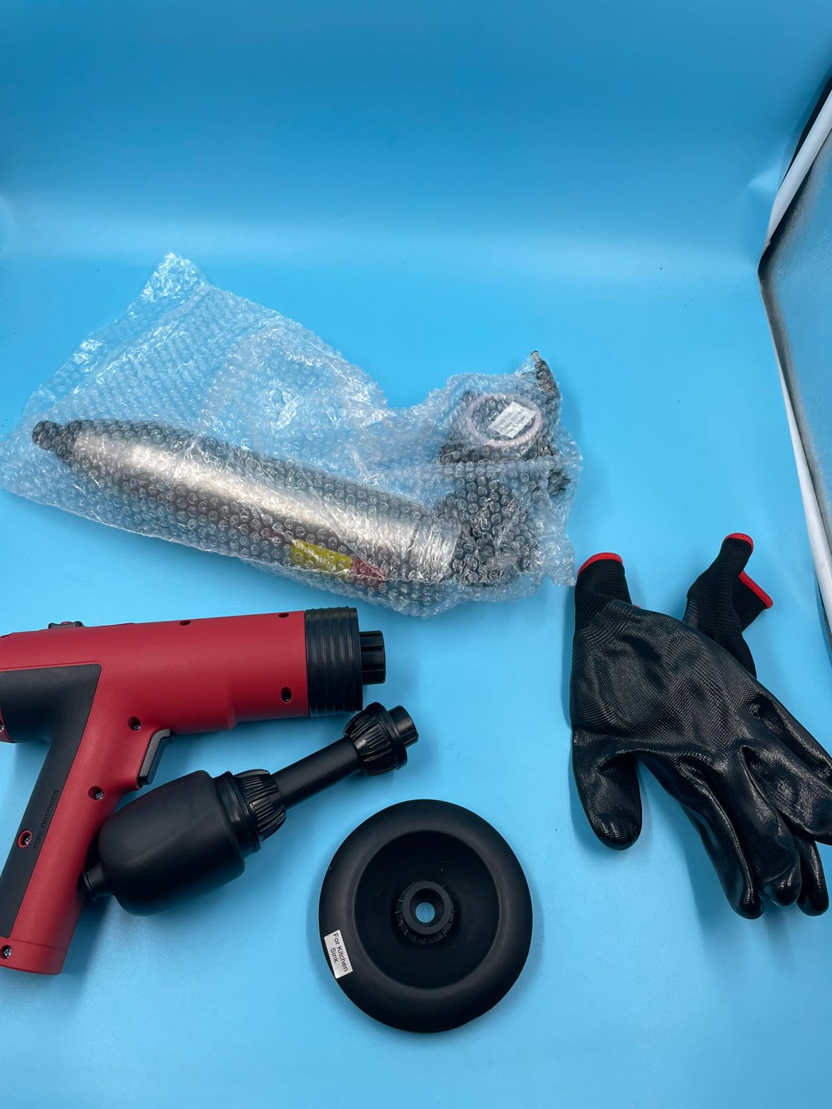 POPULO Émbolo eléctrico para inodoro Swift de alta presión.