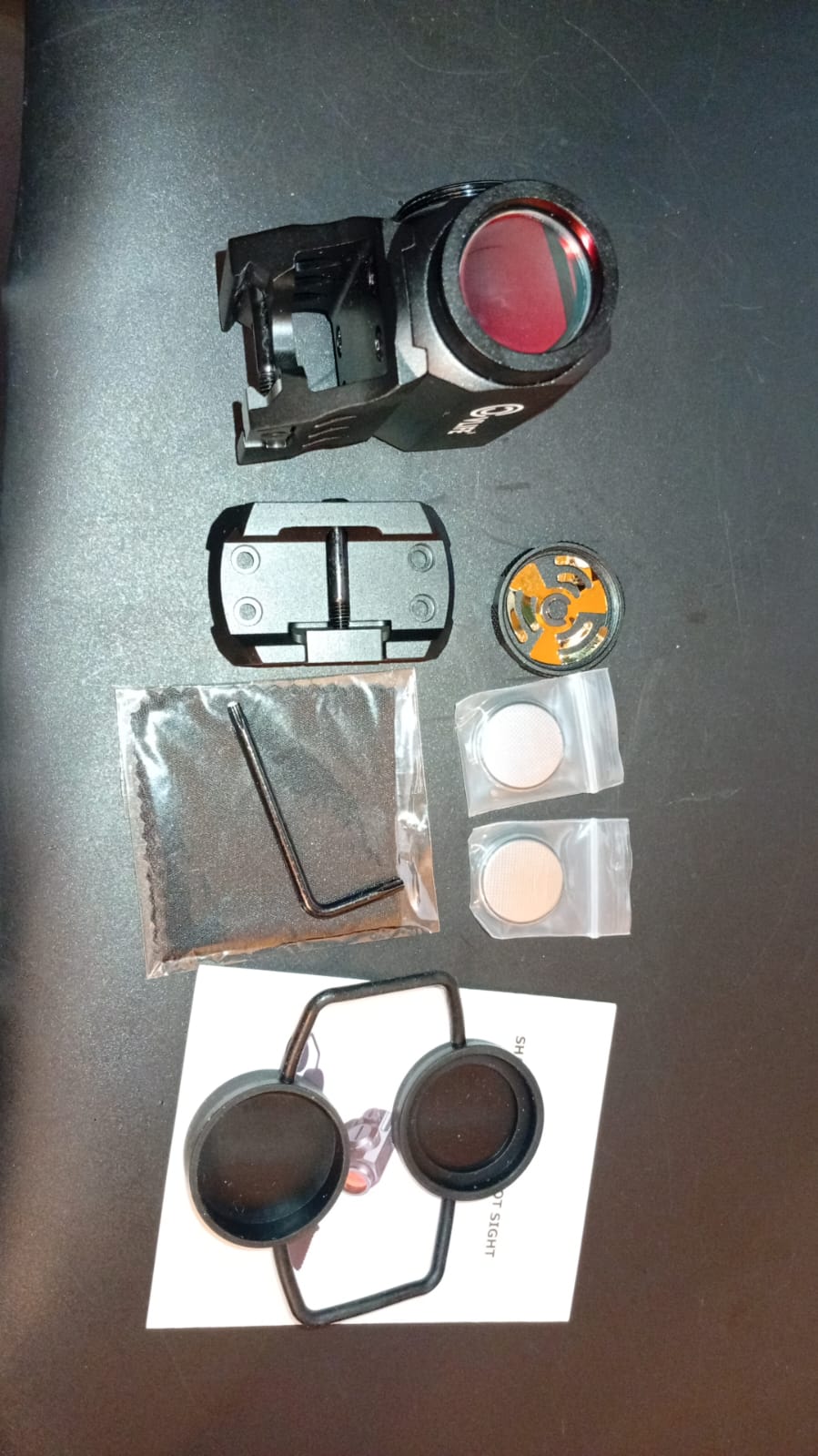 Visor deportivo de punto rojo,  retículas múltiples, CvLIFE.