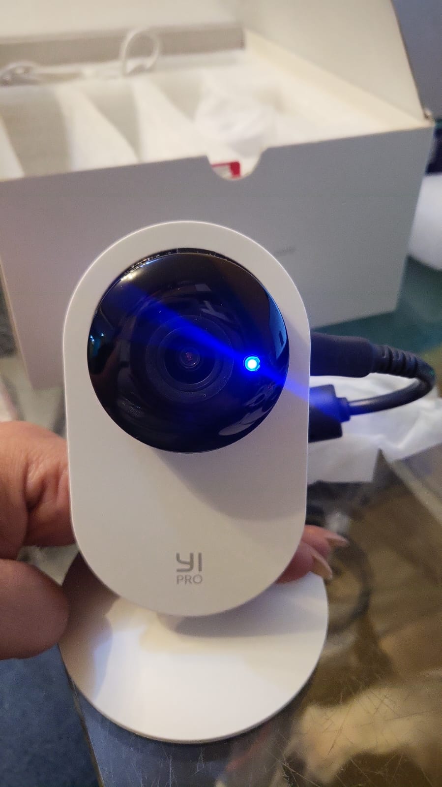 YI Cámara casera de 3 pzs, sistema inteligente de vigilancia de seguridad