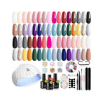 Kit de esmaltes de uñas en gel Mefa de 56 piezas