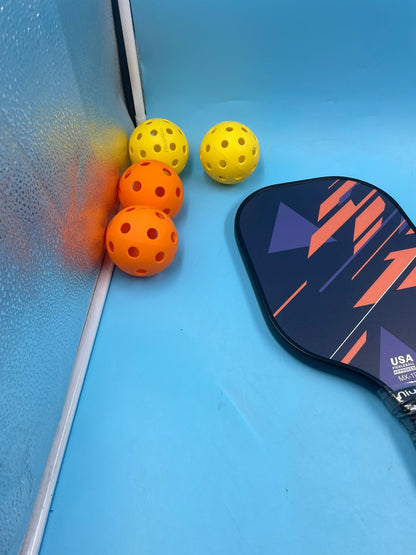 Niupipo  MX-19  Paletas de Pickleball,Juego de 4 Bolas y 1 Bolsa.