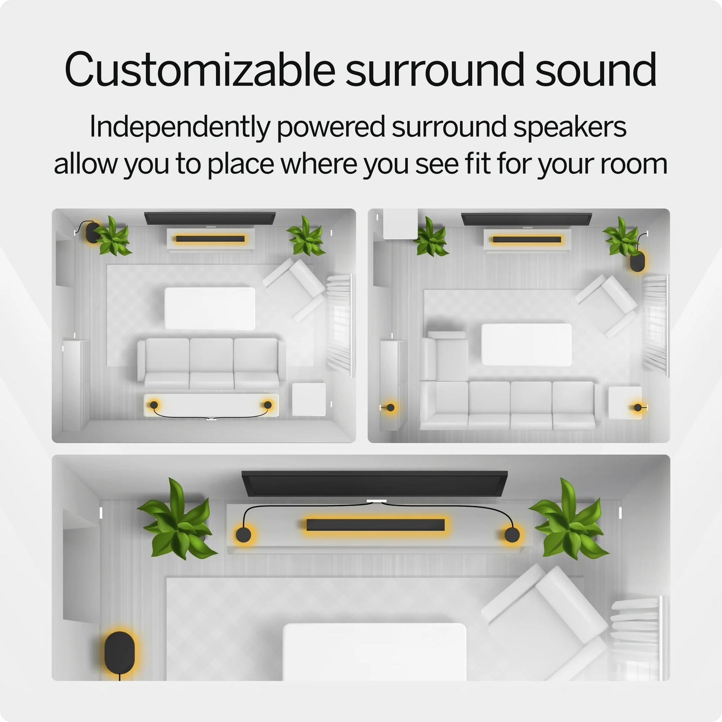 VIZIO Barra de Sonido 5.1 con Dolby Atmos, (Nuevo) SV510XW-0906