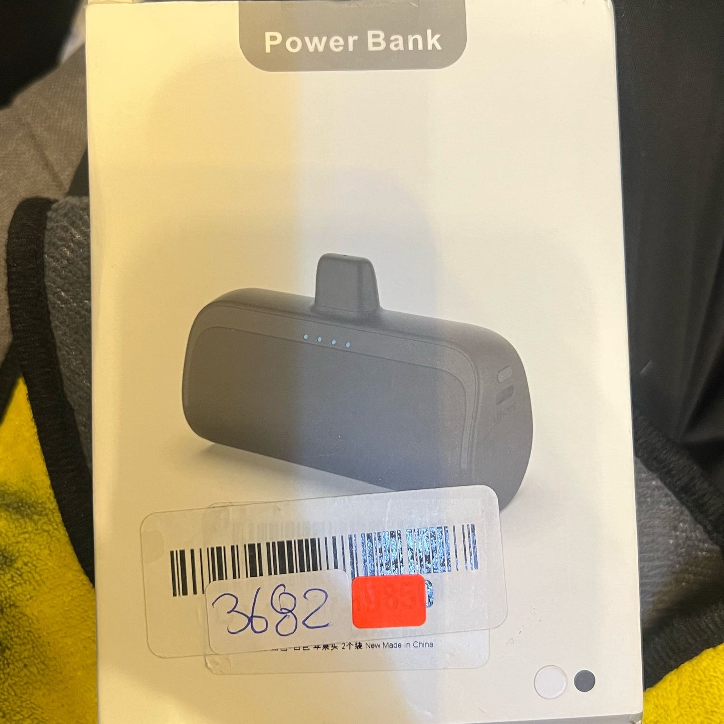 2 Mini cargadores portátiles para iPhone Lightning