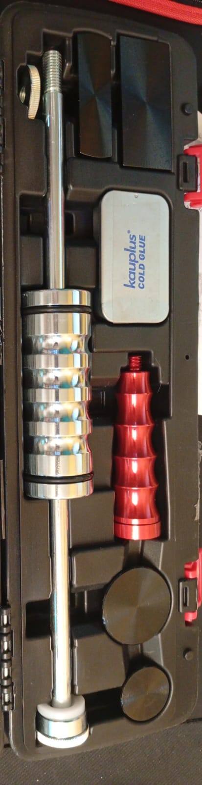 Kit de extracción de abolladuras, martillo deslizante, pegar frío,(USADO).