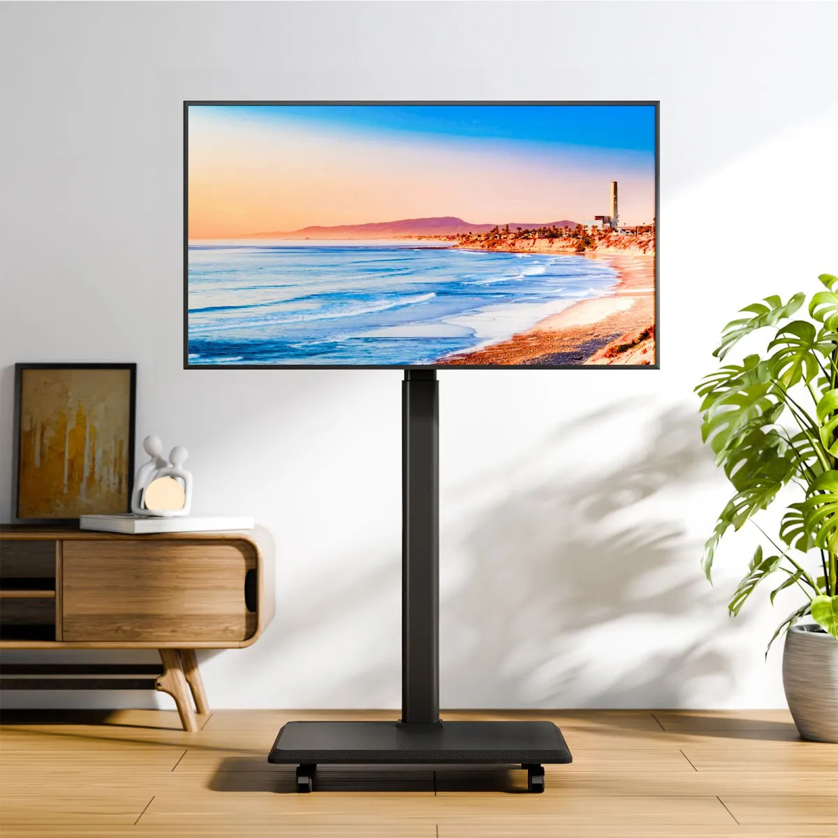 Soporte móvil con ruedas para TV de 26 a 50 pulgadas