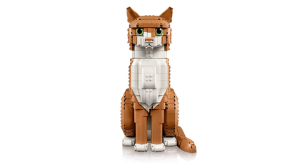 Set de construcción LEGO Gato Naranja 21376 Coleccionable