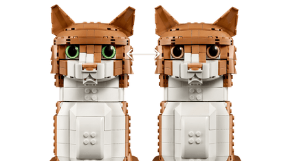 Set de construcción LEGO Gato Naranja 21376 Coleccionable