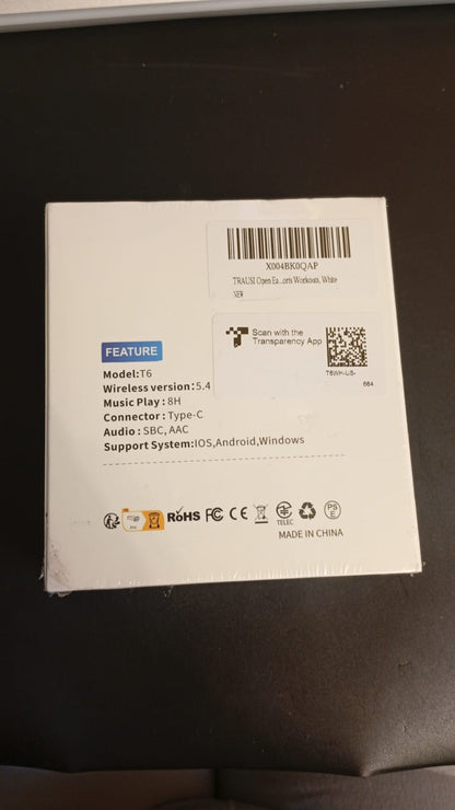 Auriculares inalámbricos de oreja abierta, IPX7 impermeables.