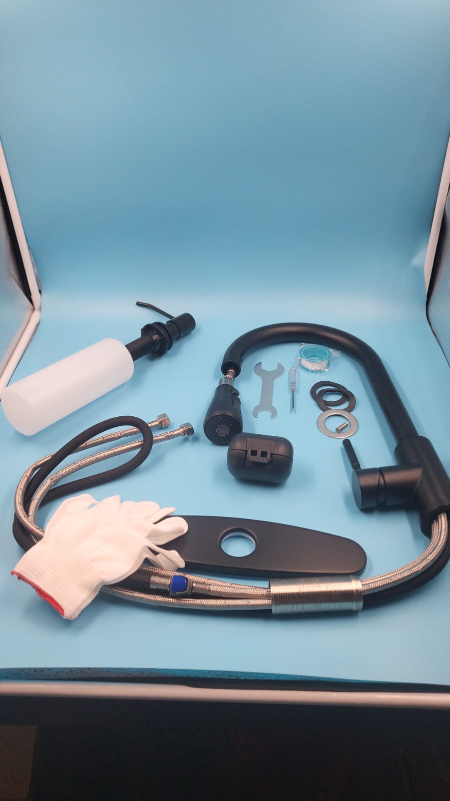 Grifo De Cocina Extraíble Grifo Monomando con rociador extraíble