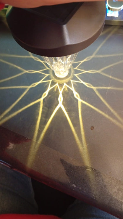 Paquete de 10 luces solares para exteriores, impermeables.