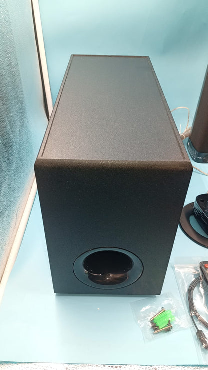Barra de sonido con subwoofer, Bluetooth Home Theater, 120W (USADO)