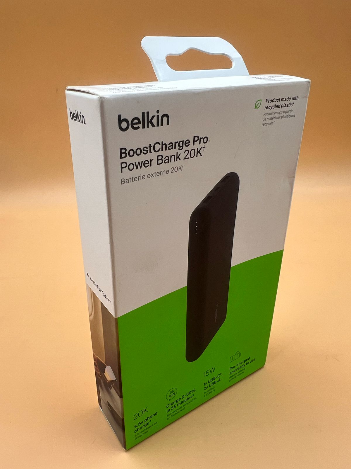 Banco de energía Belkin BoostCharge Pro de 20k