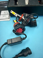 Juego 4 bombillas LED faros delanteros 9005HB3 H11H9H8