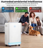 Deshumidificador V3 6.5 L 300W 45Pints Control de Humedad