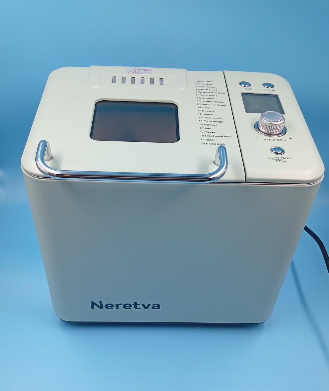 Maquina de pan, antiadherente, pequeña, 2lb, color de corteza (USADA).