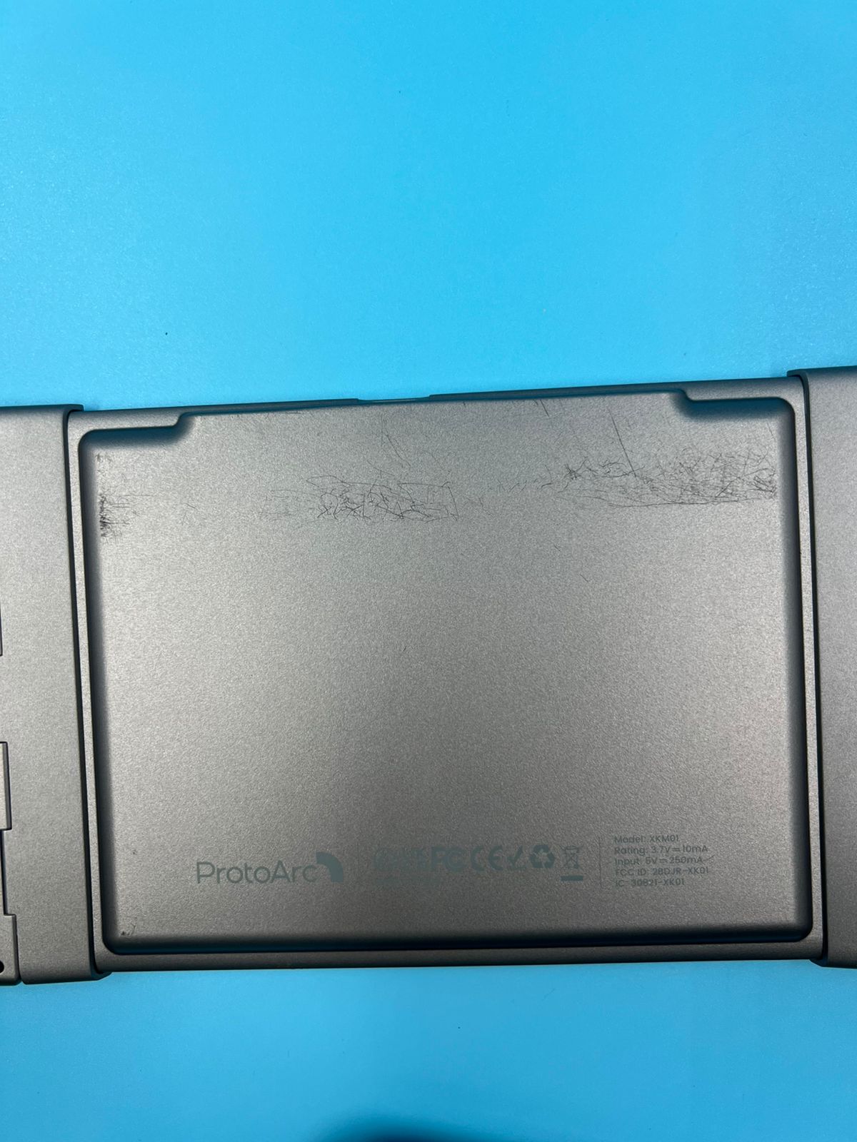 ProtoArc - Teclado y ratón plegables XKM01 Negro-Gris (USADO)