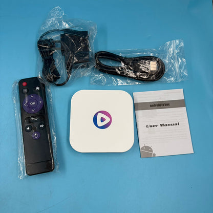 TV Box CHROX Android 4K Quad Core Wi-Fi Ethernet