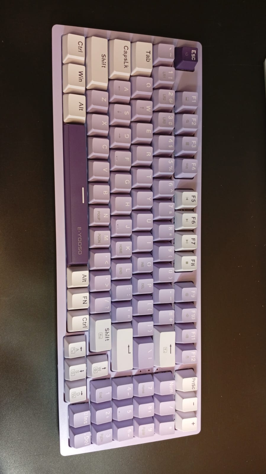 Teclado mecánico para juegos USB con cable, para juegos y trabajo.