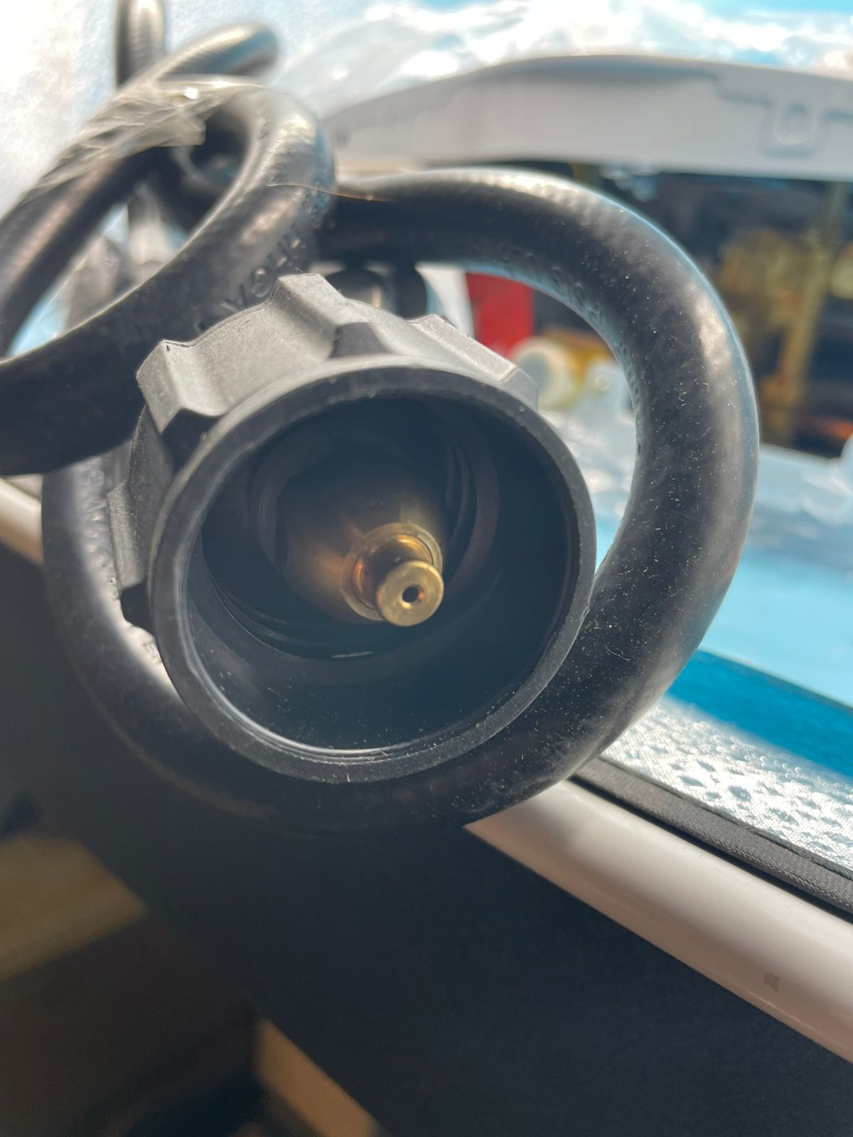 CAMPLUX Calentador de agua sin tanque para exteriores, 1.32 GPM portátil.