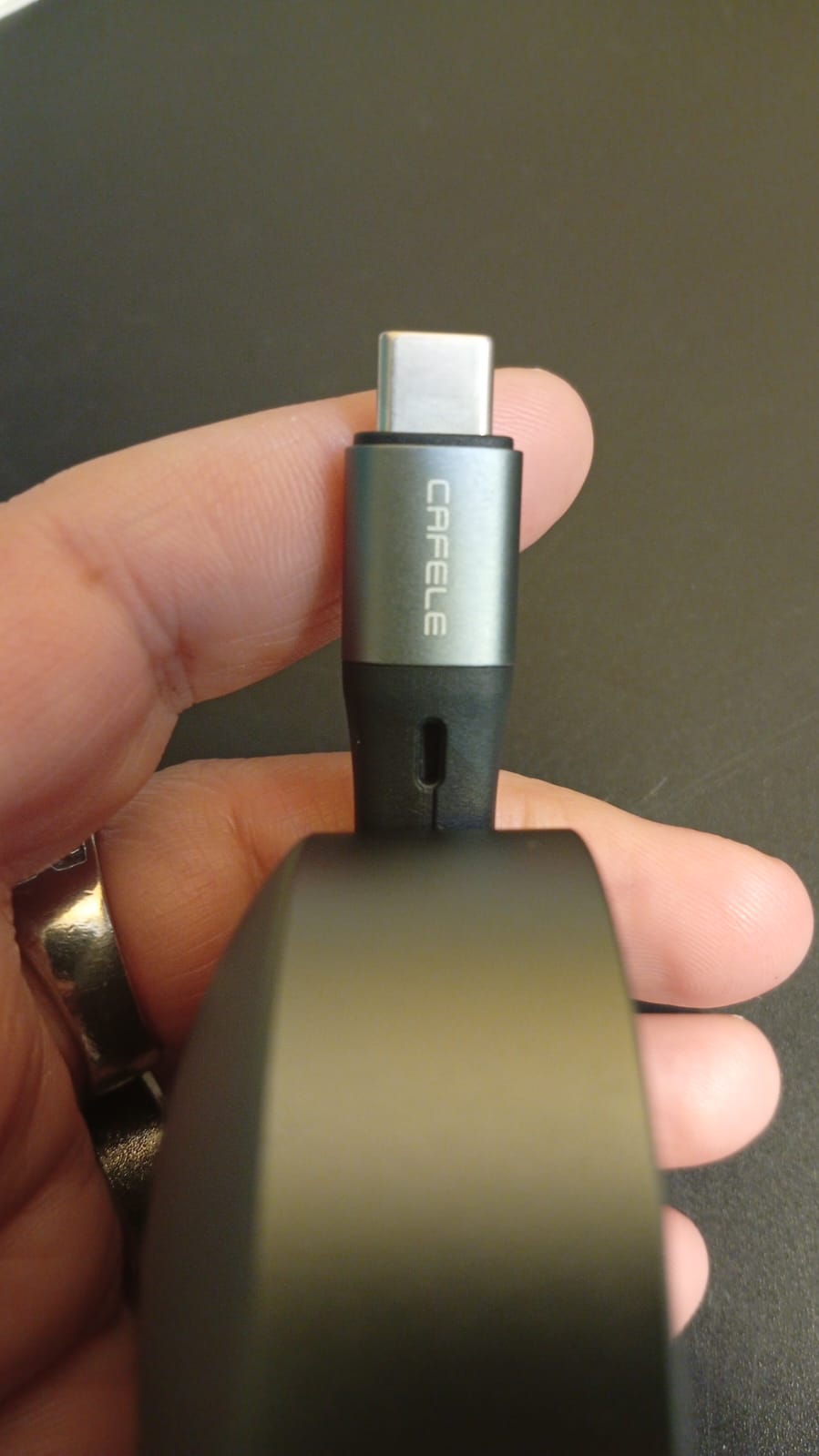 Cable de carga múltiple de 100 W, retráctil, Cafele 3 en 1.