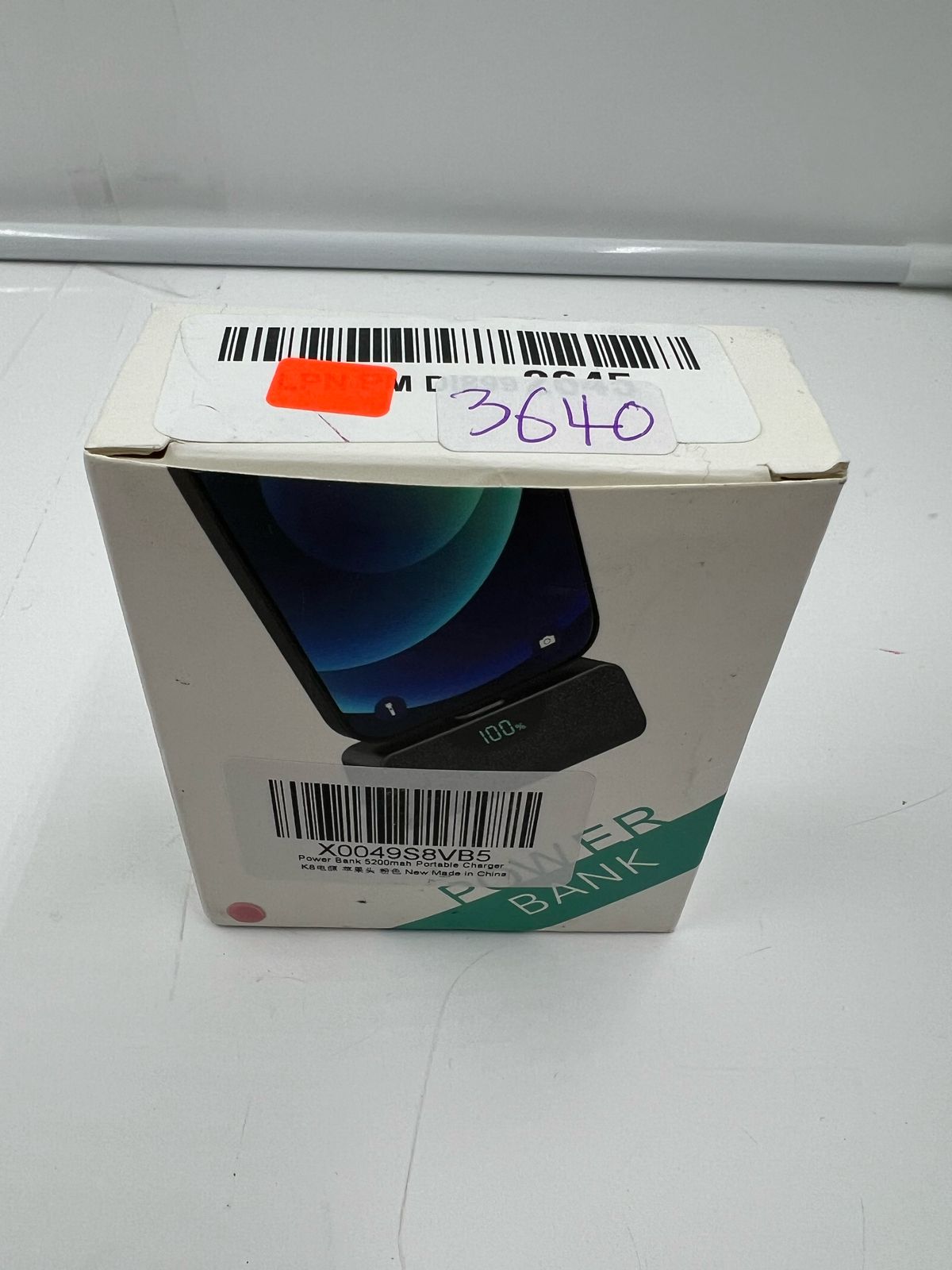 Mini cargador portátil HX45K8 rosa para iPhone