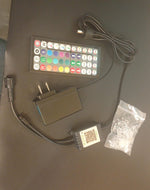 Tira de luces LED para exteriores, 200FT, impermeable, control rem.