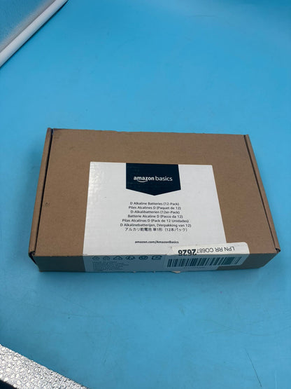 Pilas alcalinas AmazonBasics tipo D de 1.5V 12 pilas