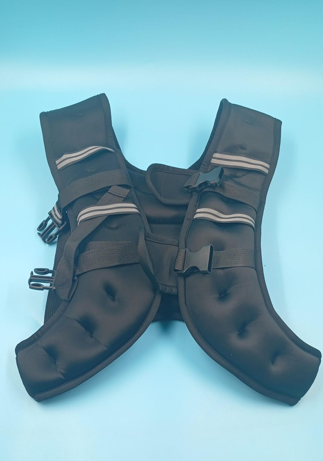 Chaleco con Peso, para ejercicio, 12LB, con Tiras Reflectantes.