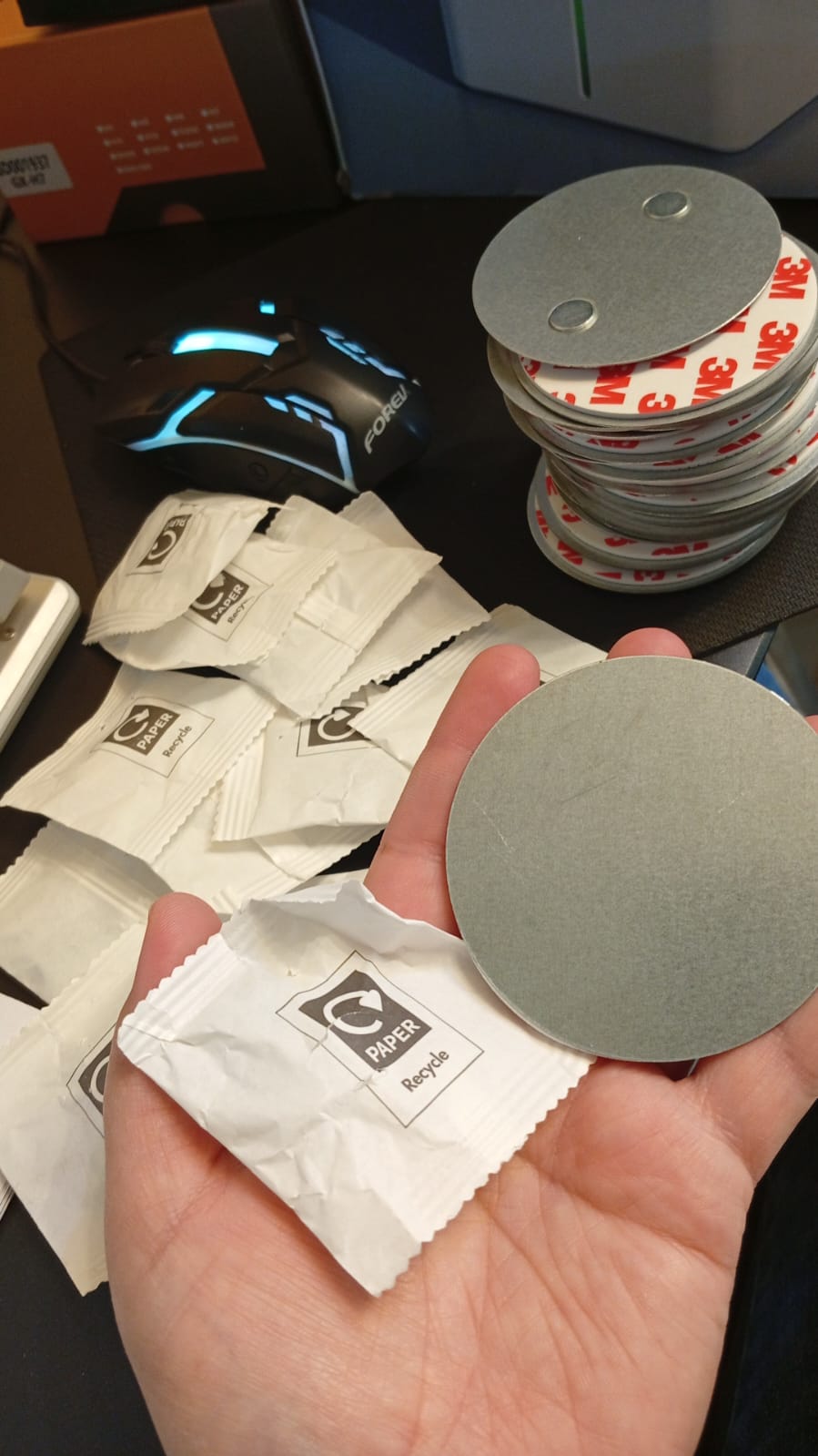 Detectores de humo, tecnología fotoeléctrica, 12 pcs, Putogesafe ZA206.