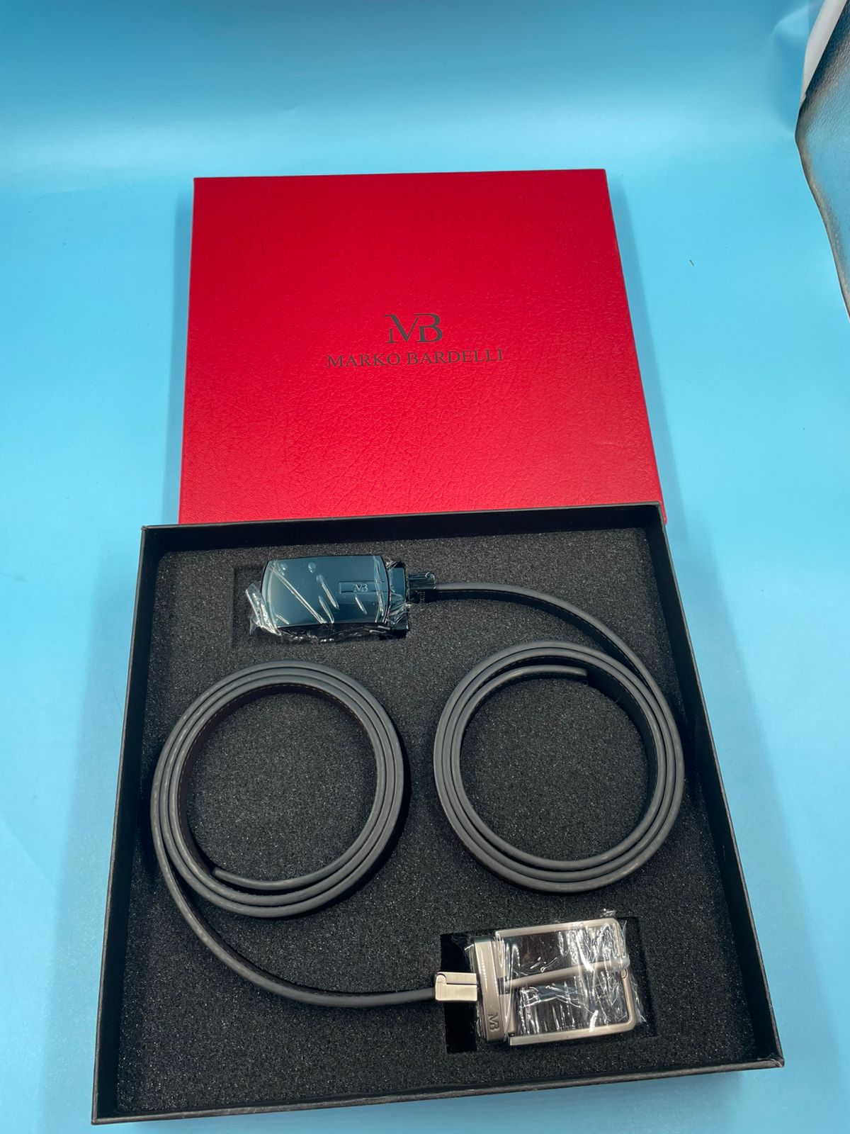 Marko Bardelli - Paquete de 2 cinturones ajustables reversibles.