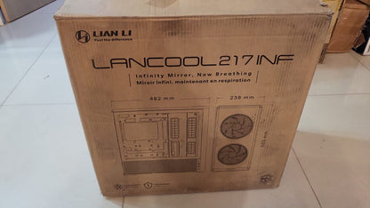 Gabinete ATX Lian Li Lancool 217 INF Blanco ARGB 3 Fans