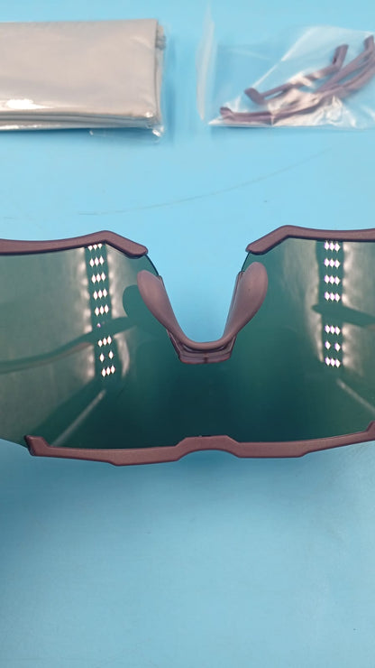 Gafas de sol deportivas, protección UV400, Ambeye, con estuche.
