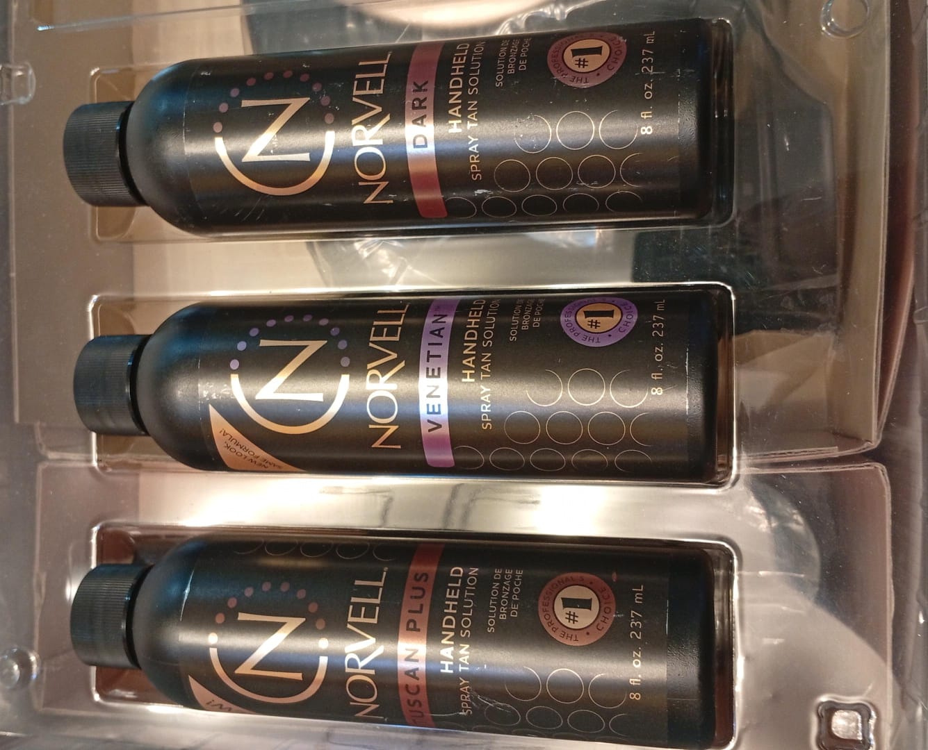 Kit bronceador sin sol, Norvell, c/ sol. bronceadoras, (USADA).