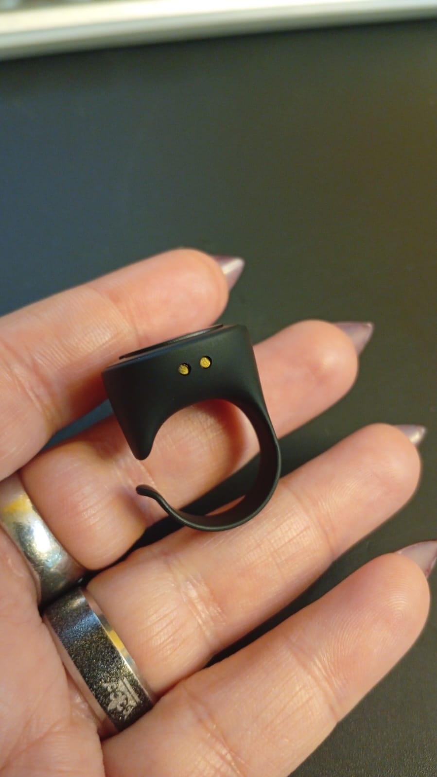 Anillo de desplazamiento para TikTok, control remoto de cámara Bluetooth.