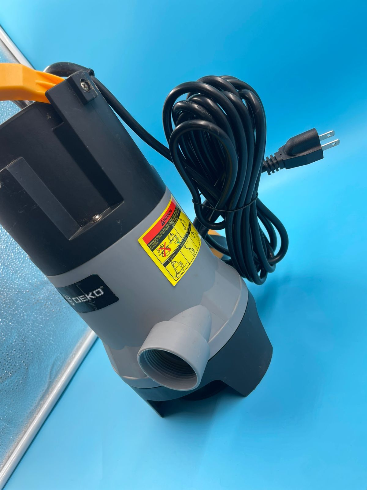 Bomba de sumidero DEKOPRO, bomba de agua sumergible de 750 W.(USADA)