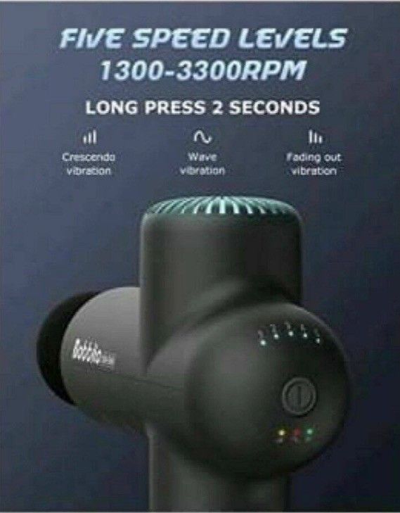 Pistola de masaje Bobbito UM-EM6 de percusión de tejido