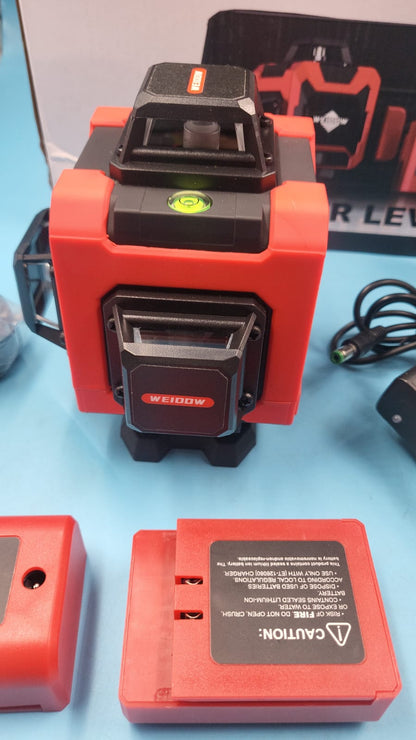 Nivel Láser WEIDDW 4D 360° Autonivelante Con Trípode