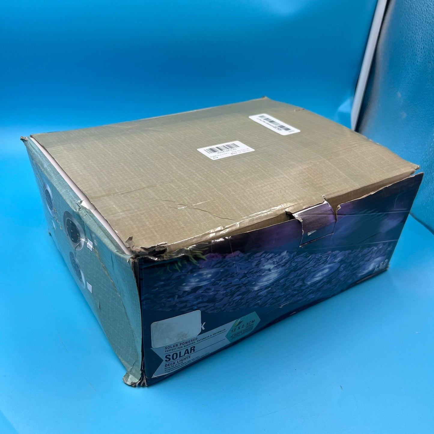 19 Luces Solares Para Exteriores Impermeables Blanco Frio (USADO)