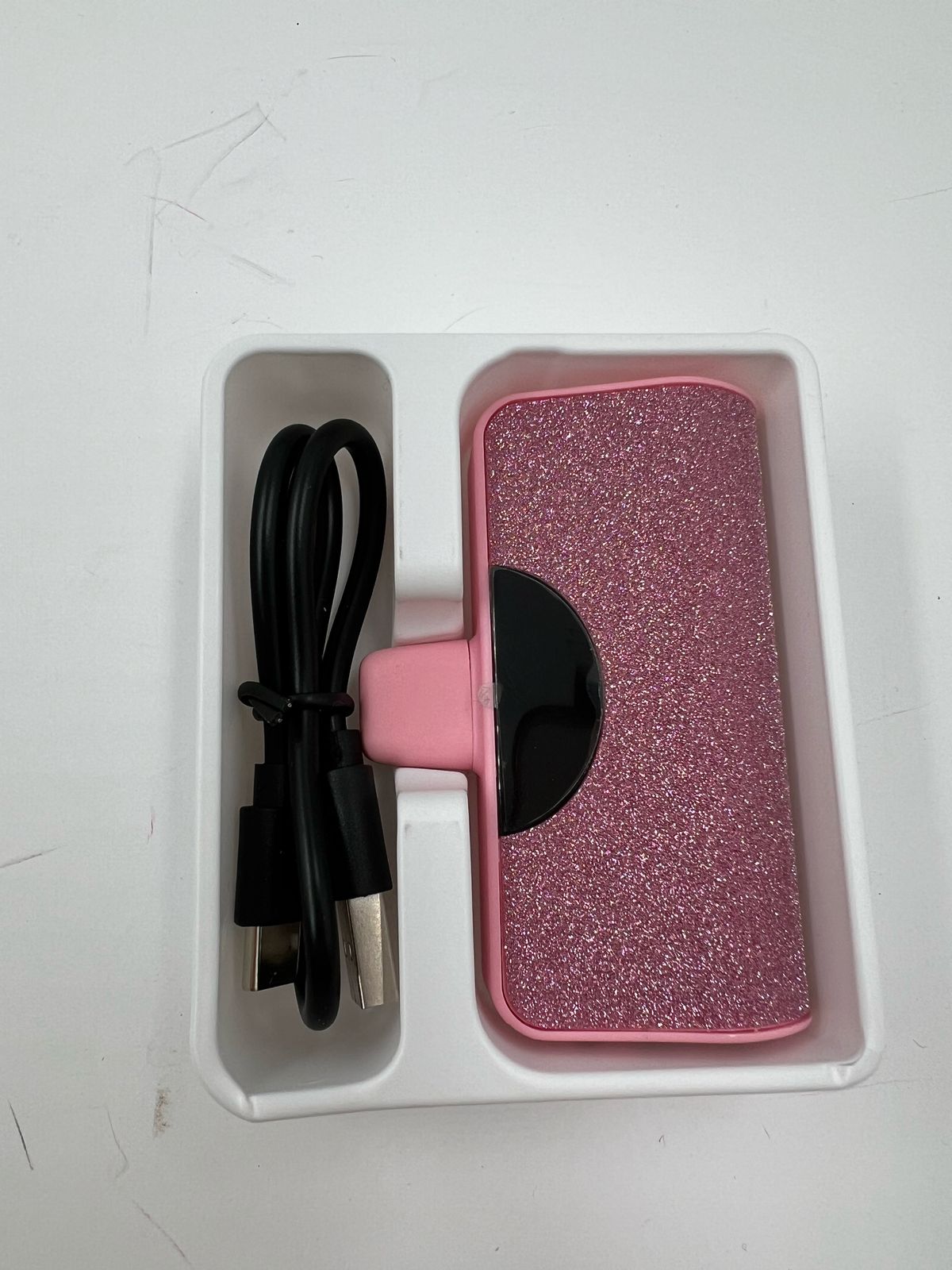 Mini cargador portátil HX45K8 rosa para iPhone