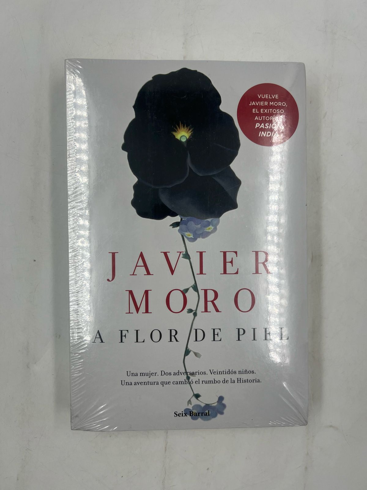 A flor de piel Javier Moro libro, Seix Barral