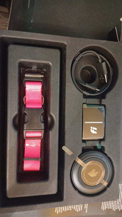 Collar inteligente para perros con GPS-AI, FI Series 3+, Talla S, Rosa.